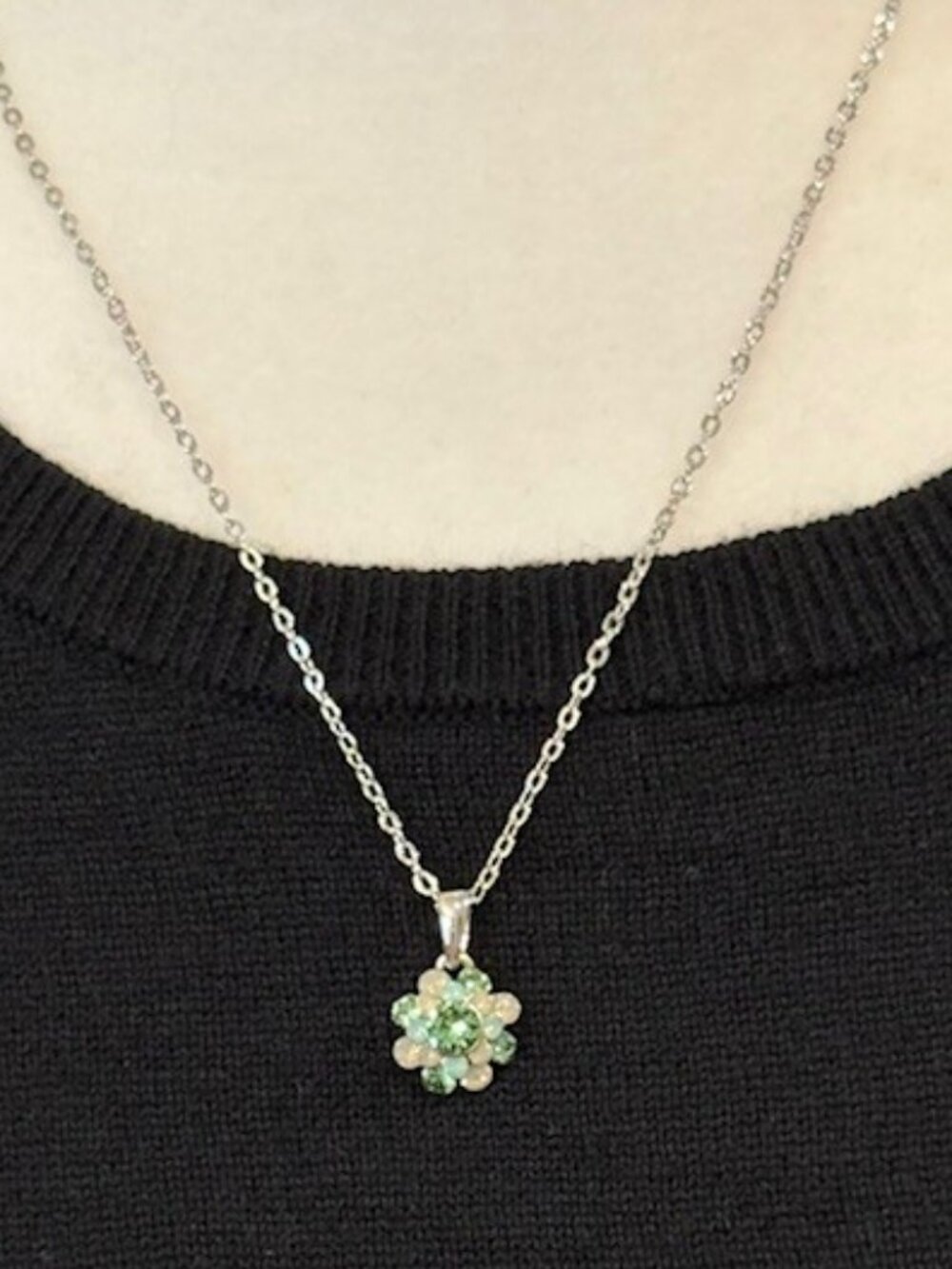 Lia Sophia "CRYSTAL BOUQUET" Necklace